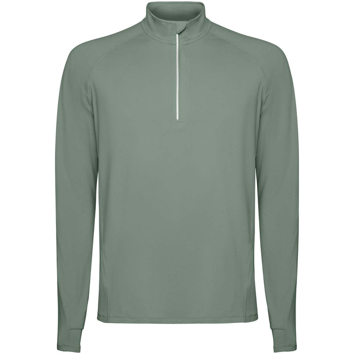 Estambul 200 g/m² langærmet sweatshirt med halv lynlås til mænd