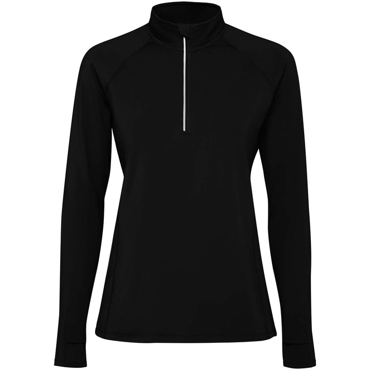 Estambul 200 g/m² langærmet sweatshirt med halv lynlås til kvinder