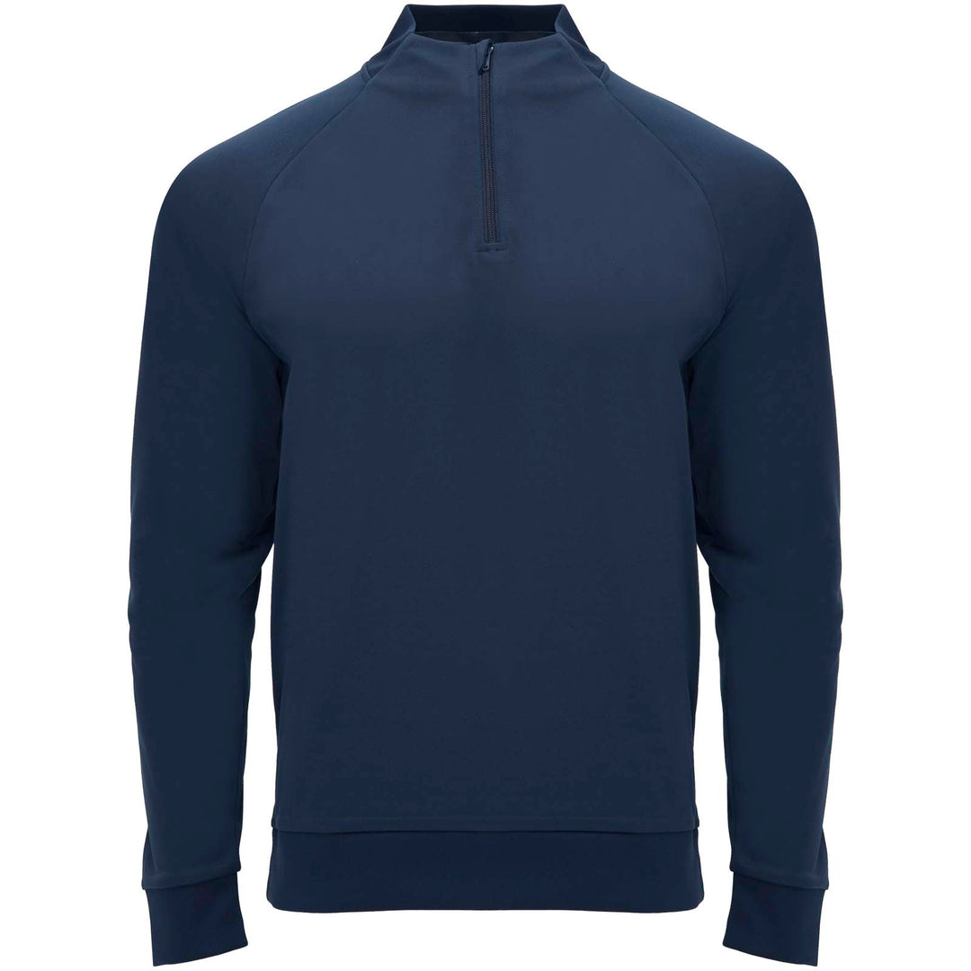 Epiro 200 g/m² langærmet unisex sweatshirt med kvart lynlås
