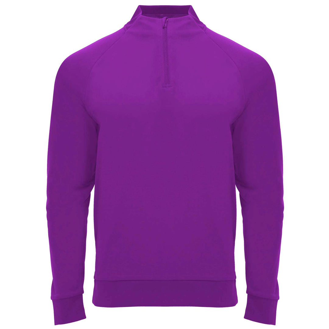 Epiro 200 g/m² langærmet unisex sweatshirt med kvart lynlås