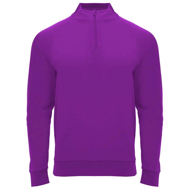 Epiro 200 g/m² langærmet unisex sweatshirt med kvart lynlås
