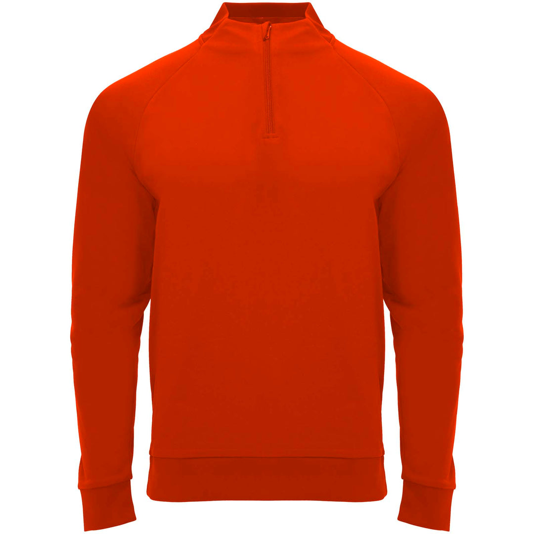 Epiro 200 g/m² langærmet unisex sweatshirt med kvart lynlås