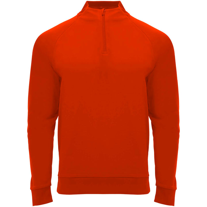 Epiro 200 g/m² langærmet unisex sweatshirt med kvart lynlås