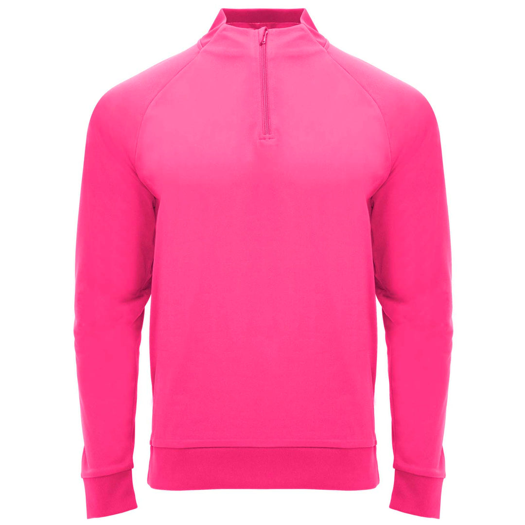 Epiro 200 g/m² langærmet unisex sweatshirt med kvart lynlås