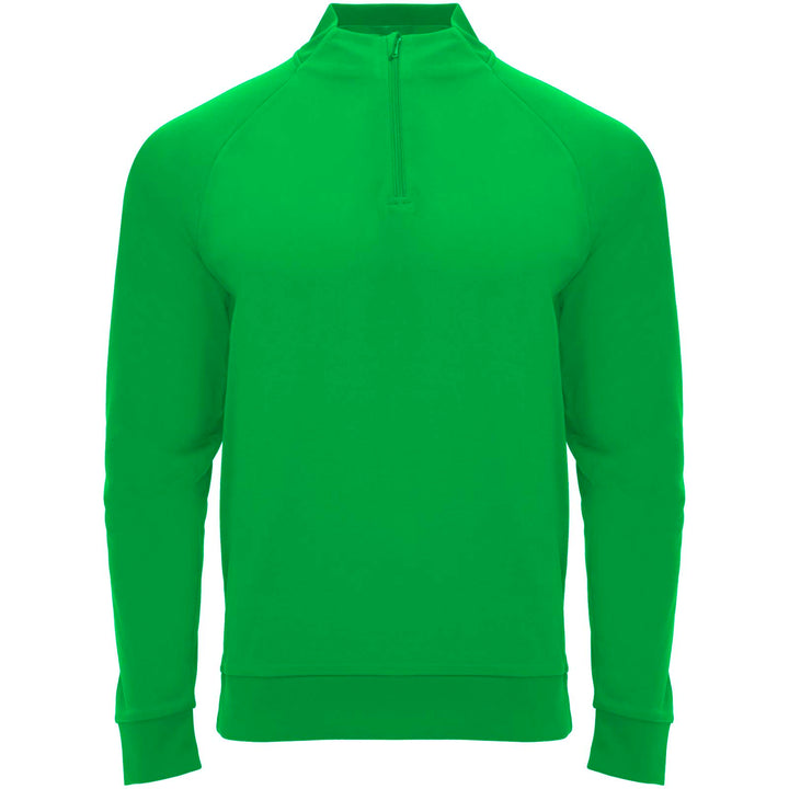 Epiro 200 g/m² langærmet unisex sweatshirt med kvart lynlås