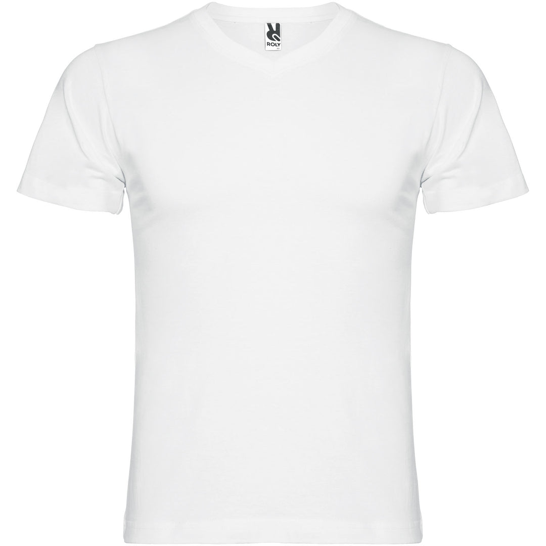Samoyedo 155 g/m² kortærmet t-shirt med v-hals til mænd