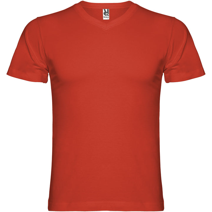Samoyedo 155 g/m² kortærmet t-shirt med v-hals til mænd