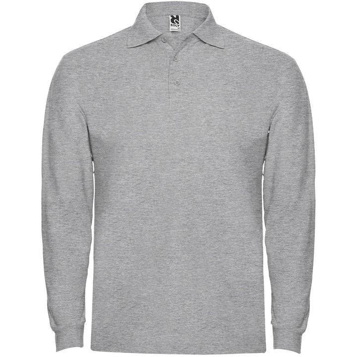 Estrella 220 g/m² langærmet polo til mænd