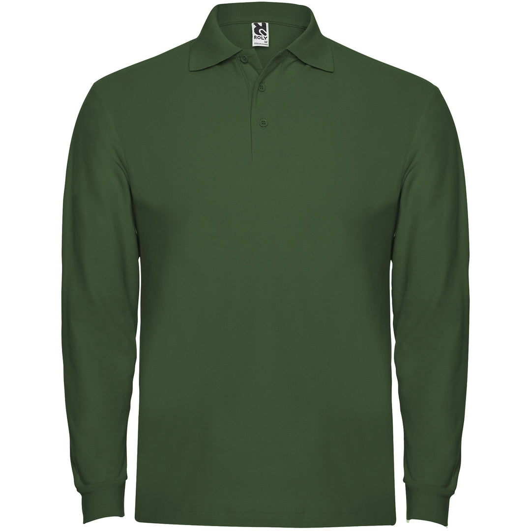 Estrella 220 g/m² langærmet polo til mænd