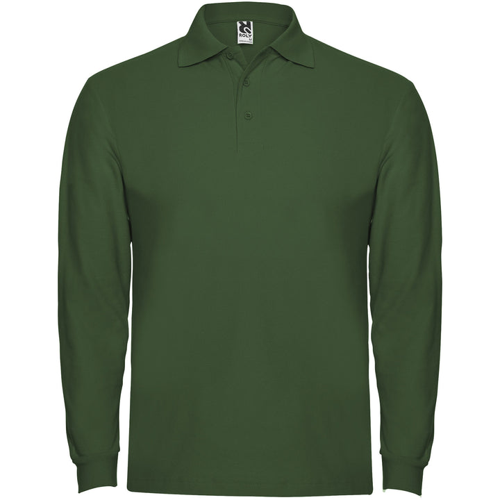 Estrella 220 g/m² langærmet polo til mænd