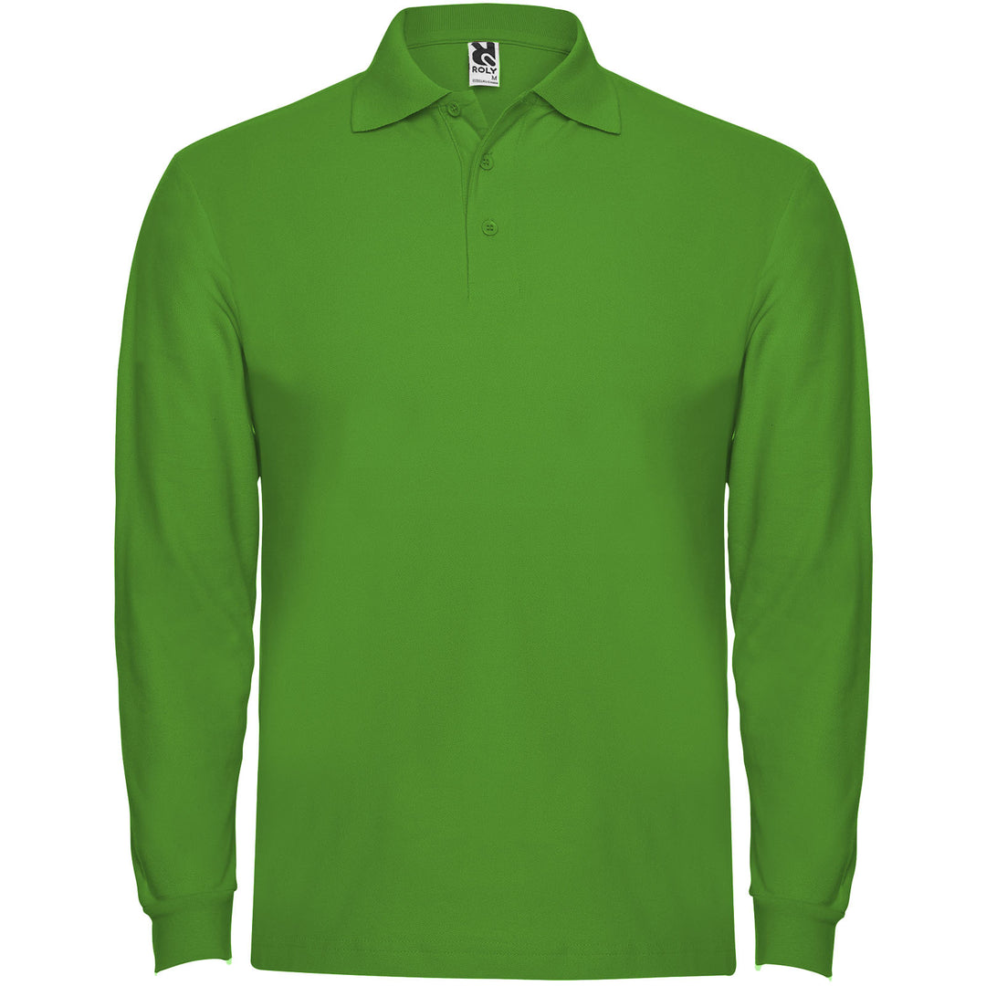 Estrella 220 g/m² langærmet polo til mænd