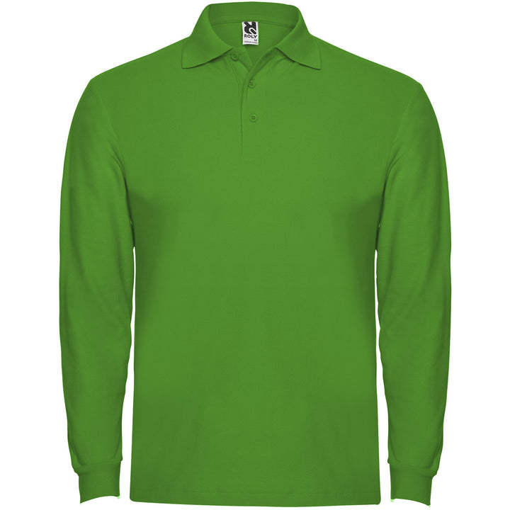 Estrella 220 g/m² langærmet polo til mænd