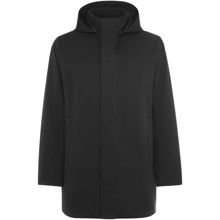 Unisex parka med polstret krave