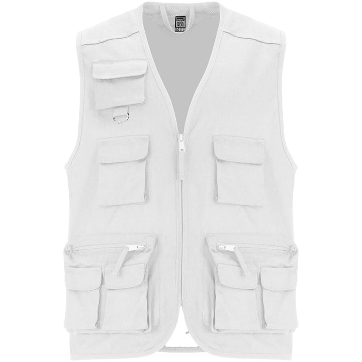 Venera arbejdsvest med v-hals og flere lommer 200 g/m2