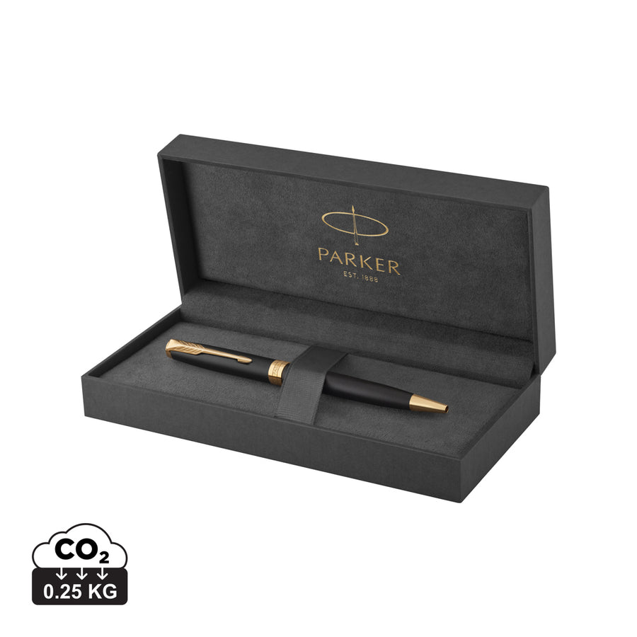 Parker SONNET Ballpoint Pen, mat sort med Palladium Trim