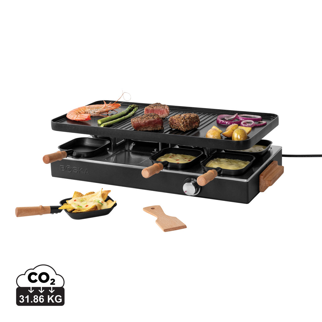 BOSKA Raclette Gourmet Party, 8 personer (EU-type F)
