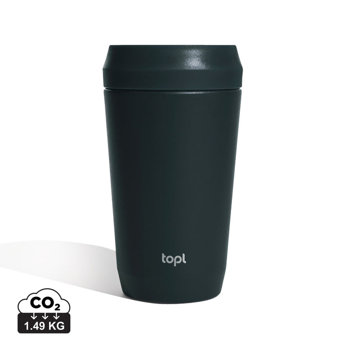 Topl genanvendt stål To Go Tumbler 354 ml patenteret 360 låg