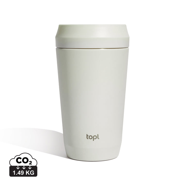 Topl genanvendt stål To Go Tumbler 354 ml patenteret 360 låg