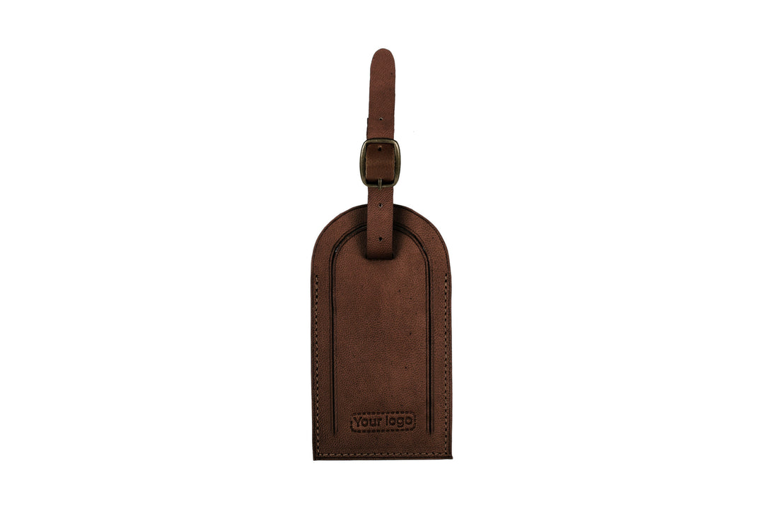 Bagage tag T-2224 - Dark brown