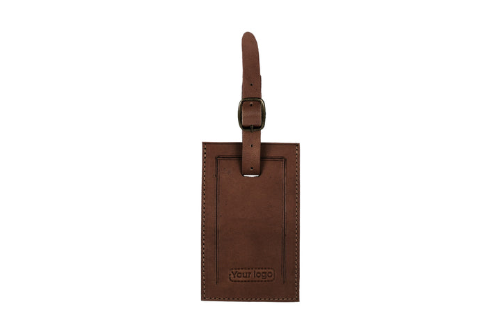 Bagage tag T-2225 - Dark brown