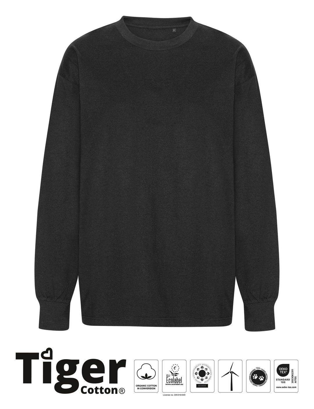 Tiger Cotton Oversized LS T-shirt
