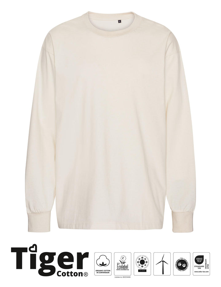 Tiger Cotton Oversized LS T-shirt