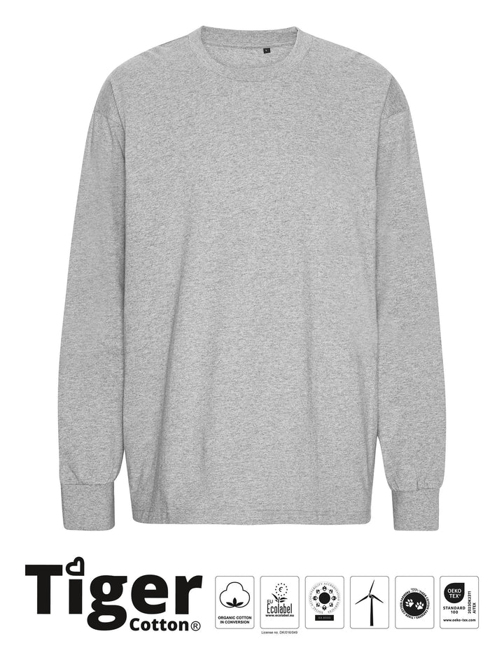 Tiger Cotton Oversized LS T-shirt