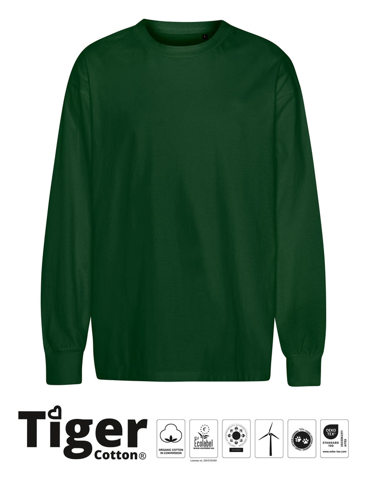 Tiger Cotton Oversized LS T-shirt