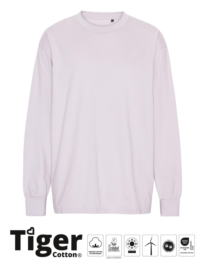 Tiger Cotton Oversized LS T-shirt