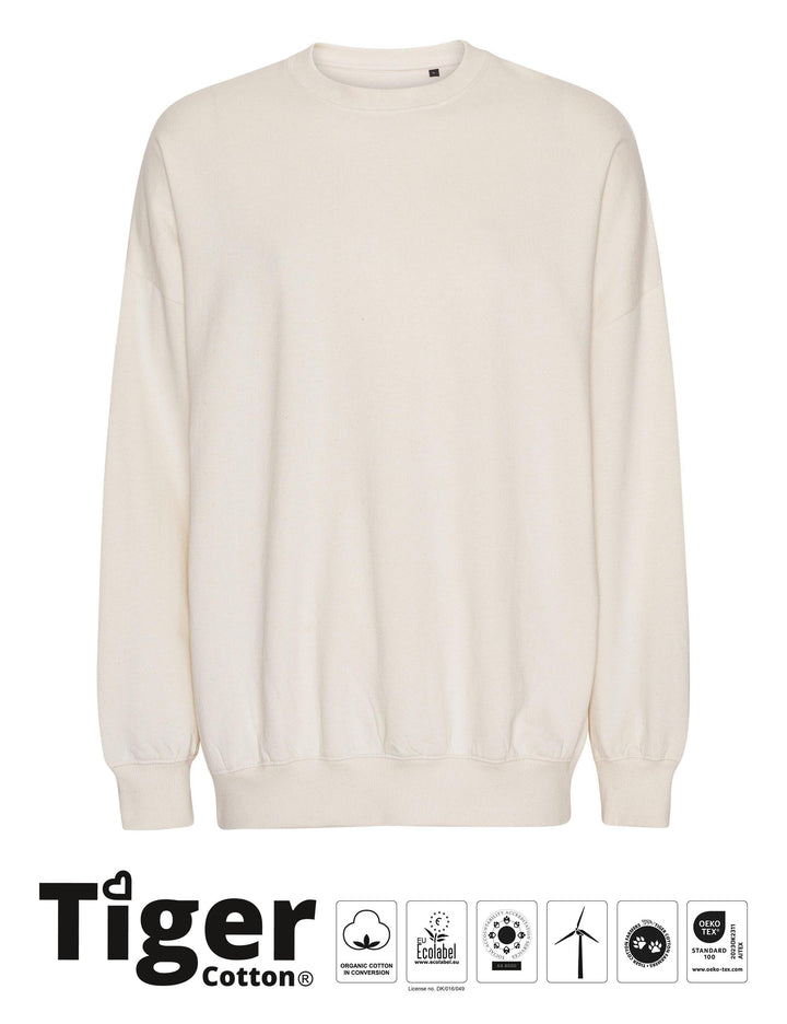 Tiger Cotton Oversized Sweatshirt