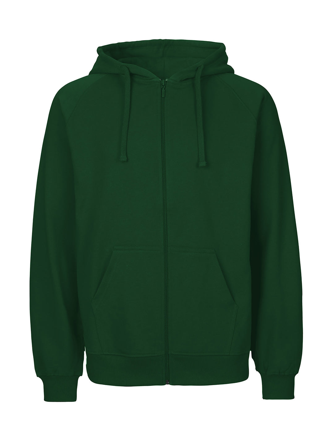 Unisex Tiger Cotton Hoodie w. Zip