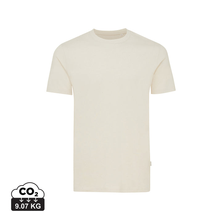 IQONIQ Manuel ufarvet t-shirt i genanvendt bomuld