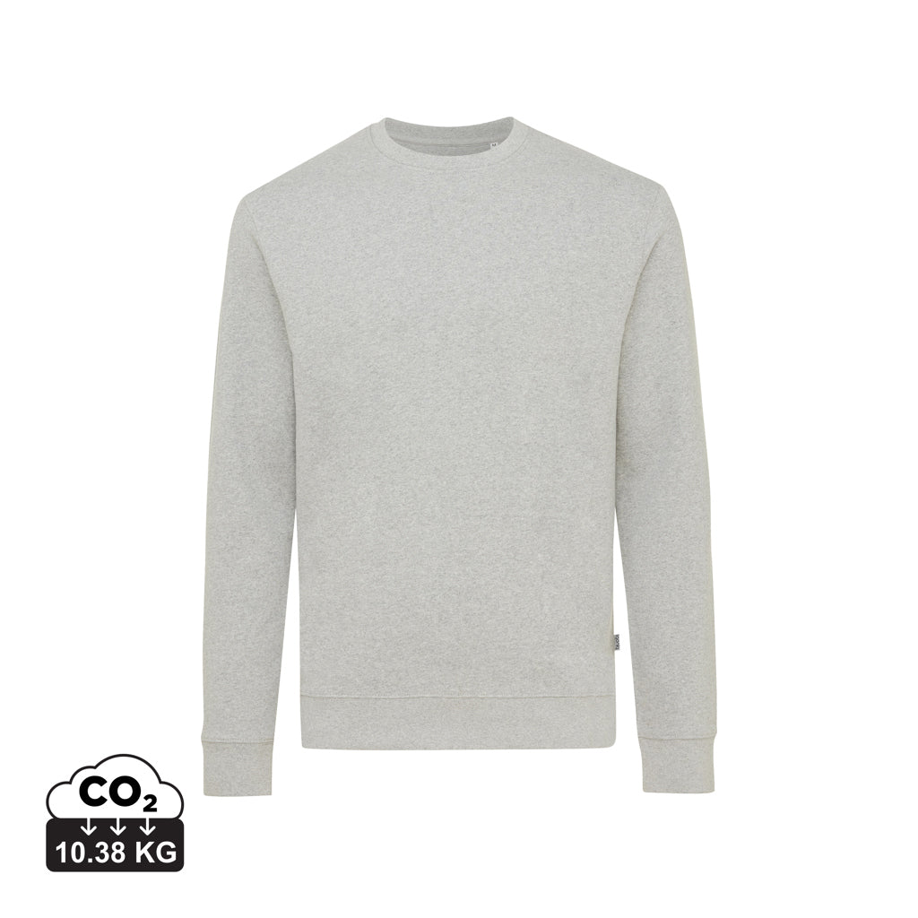 IQONIQ Denali Crew neck i ufarvet genanvendt bomuld