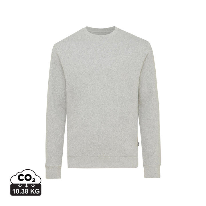 IQONIQ Denali Crew neck i ufarvet genanvendt bomuld