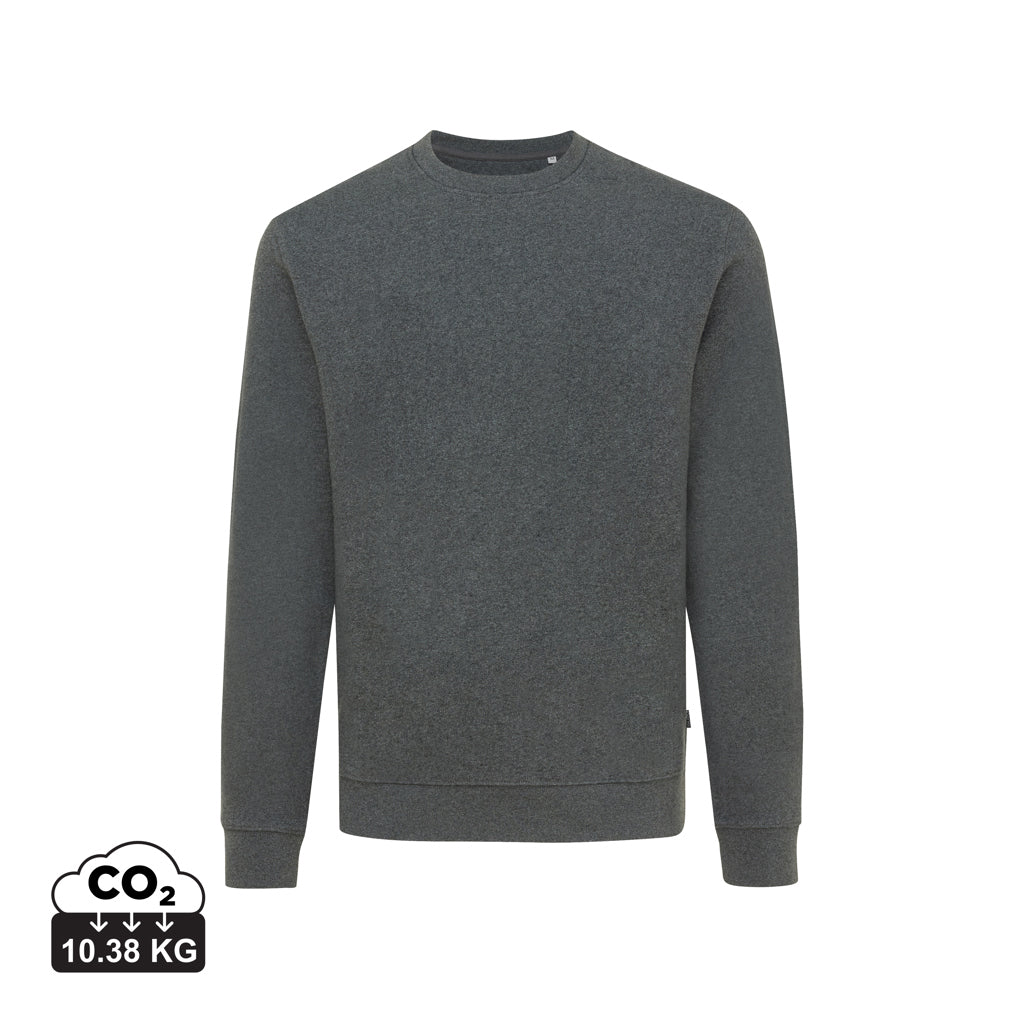IQONIQ Denali Crew neck i ufarvet genanvendt bomuld