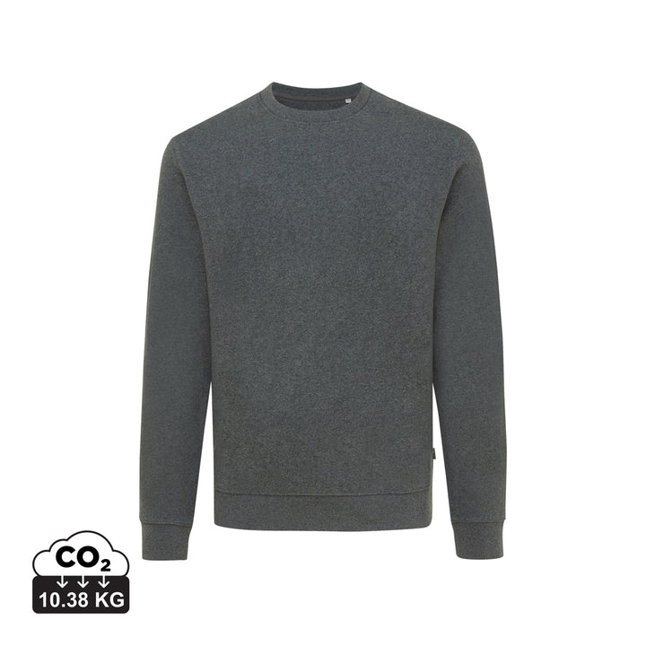 IQONIQ Denali Crew neck i ufarvet genanvendt bomuld