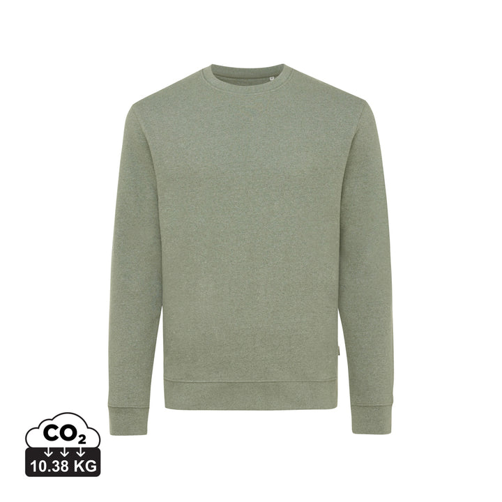 IQONIQ Denali Crew neck i ufarvet genanvendt bomuld