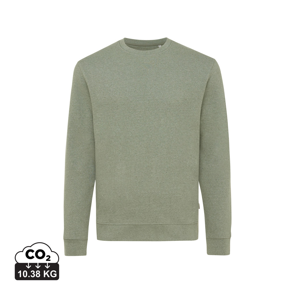 IQONIQ Denali Crew neck i ufarvet genanvendt bomuld