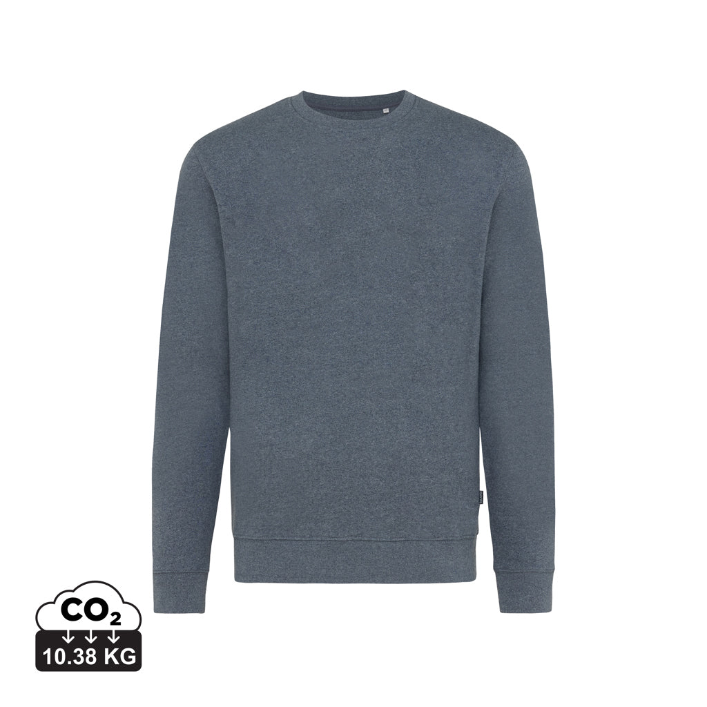 IQONIQ Denali Crew neck i ufarvet genanvendt bomuld