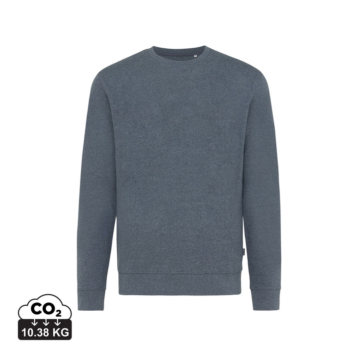 IQONIQ Denali Crew neck i ufarvet genanvendt bomuld