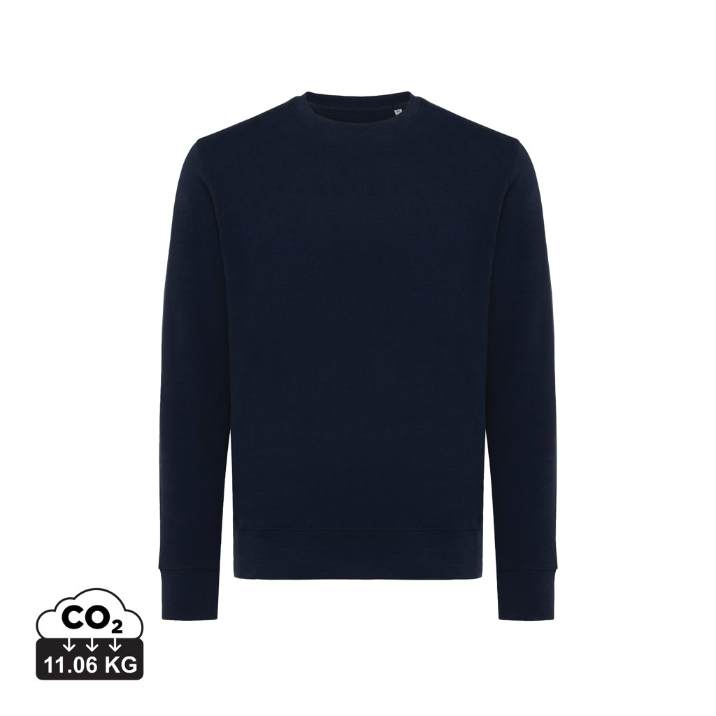IQONIQ Etosha crew neck i letvægts genanvendt bomuld