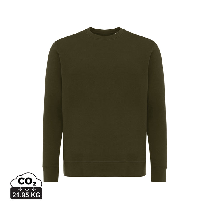 IQONIQ Etosha crew neck i letvægts genanvendt bomuld