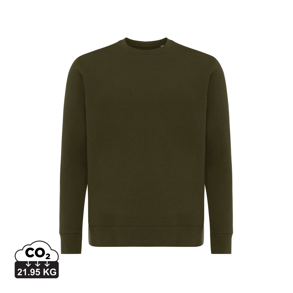 IQONIQ Etosha crew neck i letvægts genanvendt bomuld