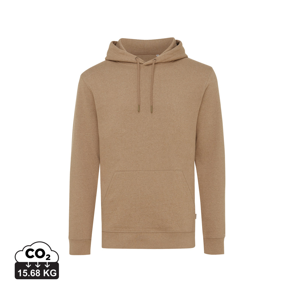 IQONIQ Torres hættetrøje i genanvendt ufarvet bomuld
