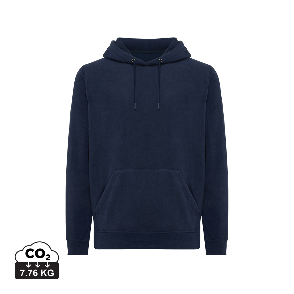 IQONIQ Trivor hoodie i mikrofleece af genanvendt polyester