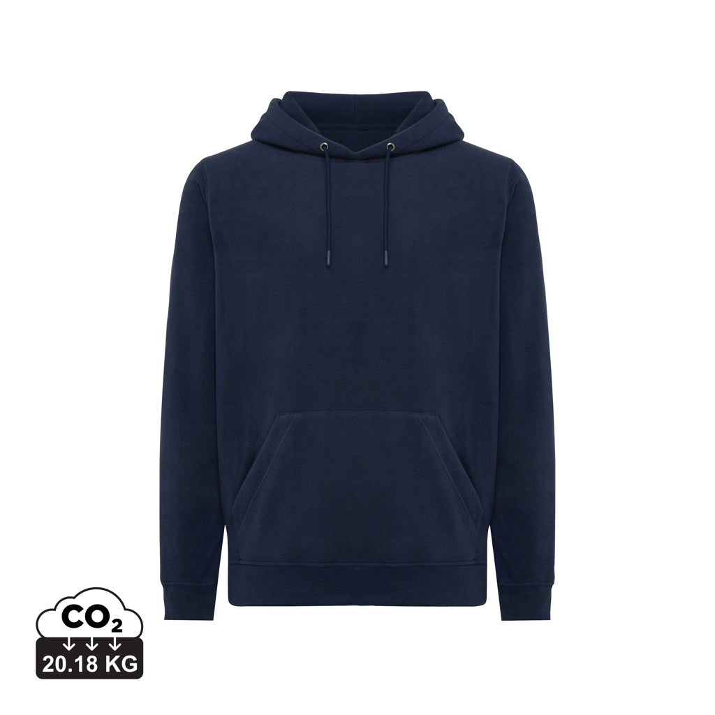 IQONIQ Trivor hoodie i mikrofleece af genanvendt polyester