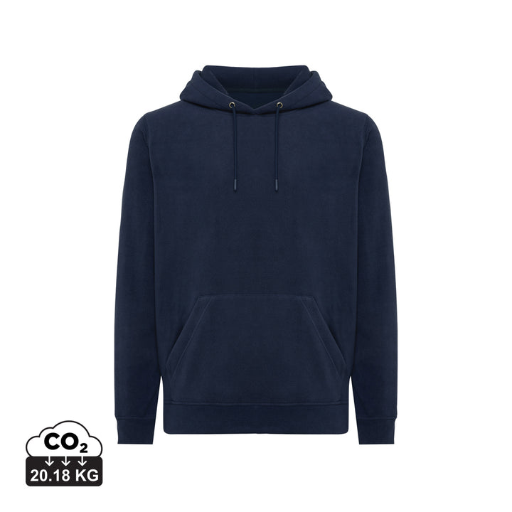 IQONIQ Trivor hoodie i mikrofleece af genanvendt polyester