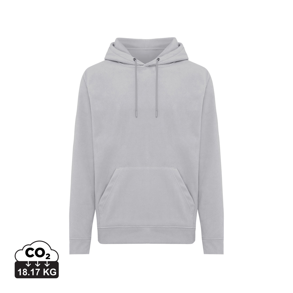 IQONIQ Trivor hoodie i mikrofleece af genanvendt polyester
