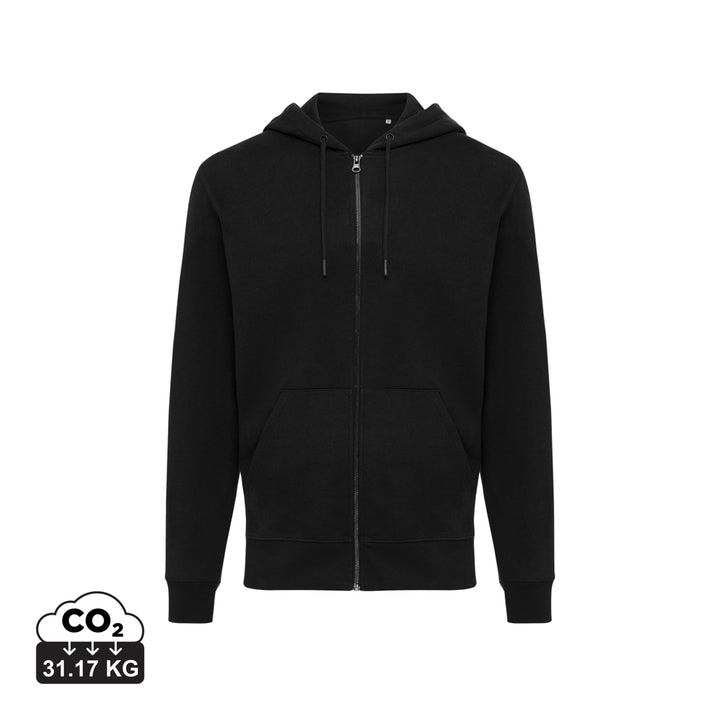 IQONIQ Abisko hoodie med lynlås i genanvendt bomuld