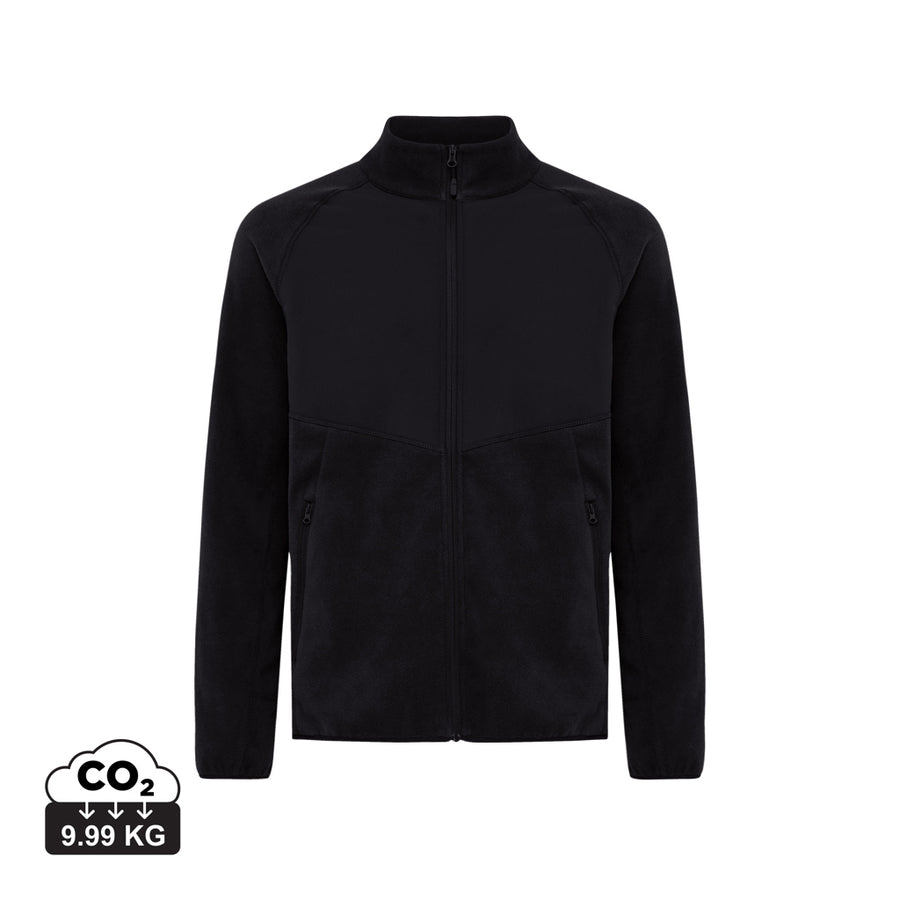 IQONIQ Talung genanvendt polyester microfleece med gennemgåe
